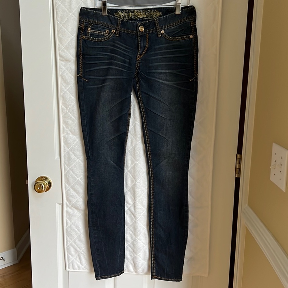 Express Women’s Jeans, Ultra Skinny, Zelda Slim Fit, Ultra Low Rise, Size 4